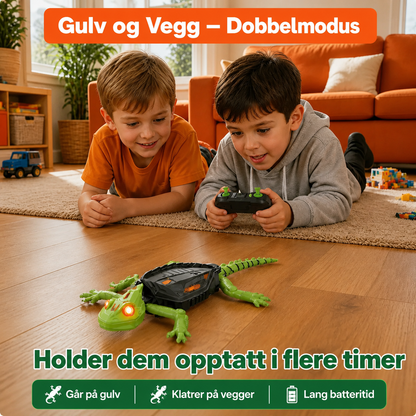 GeckoGo™ – Den radiostyrte gekkoen som klatrer på vegger og i taket